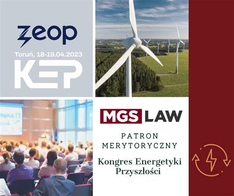 Kongres Energetyki Przyszłości 2023 MGS LAW Partnerem