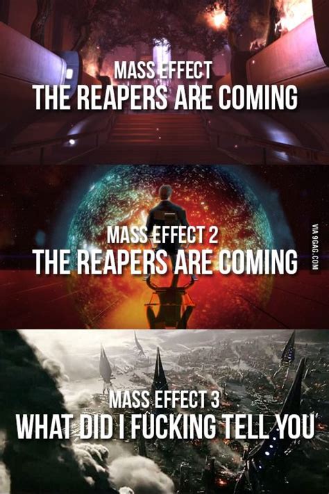 The Reapers Are Coming With Images Mass Effect Mass Effect Funny