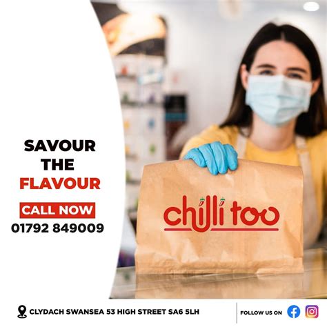 Chilli Too Home Clydach Swansea Menu Prices Restaurant Reviews