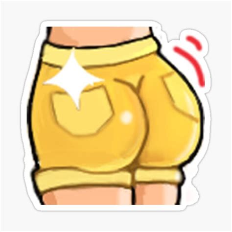 Booty Sticker For Sale By Senastra 23 Redbubble