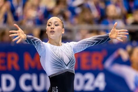 JO 2024 LAlgérienne Kaylia Nemour la grande favorite aux barres