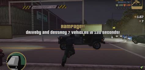 Grand Theft Auto III Rampage Vehicle Uzi Mission Questline