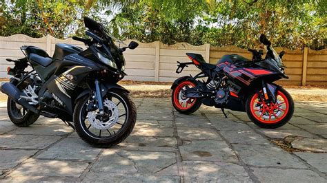 R15 V3 Vs Ktm Rc 200 Bs6 Abs 🔥🔥 Which One Is Better Ktm Rc 200 Or R15