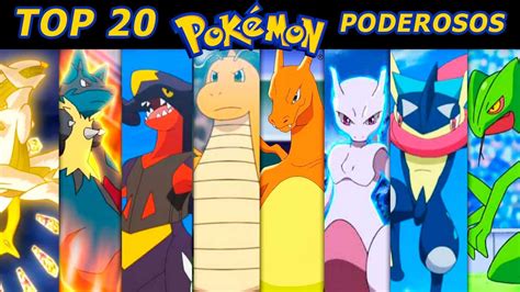 TOP 20 Los POKEMON MÁS PODEROSOS Ranking 2023