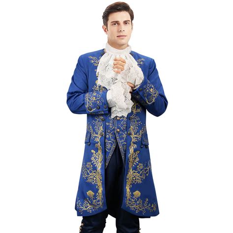 Beauty and the Beast Film Prince Adam Suit Cosplay Costume Hallowcos