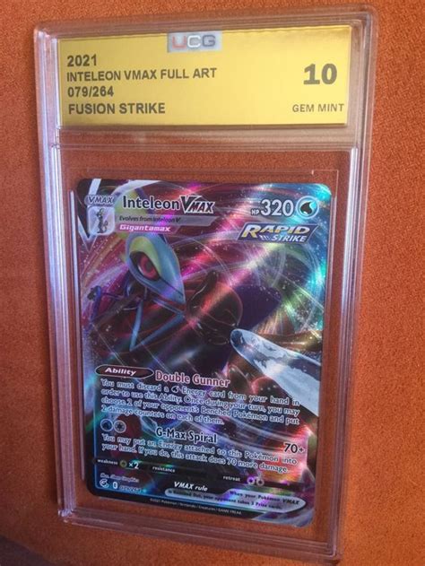 Inteleon VMAX Full Art Fusion Strike 2021 UCG 10 Gem Mint Kaufen