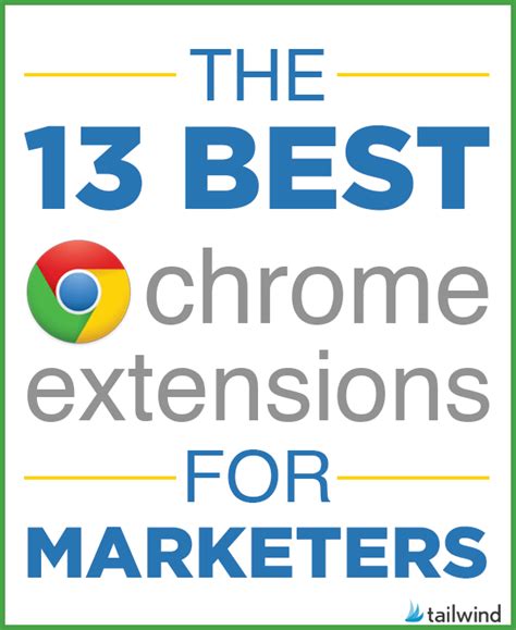 13 Best Chrome Extensions For Marketers