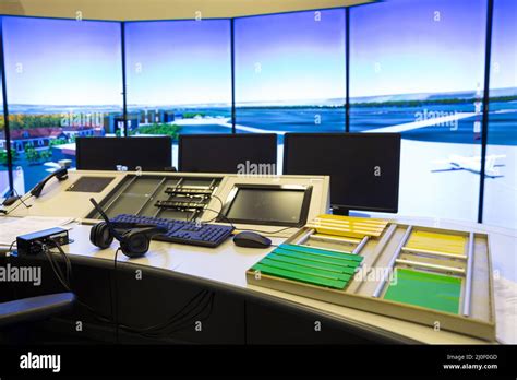 Air traffic control simulator Stock Photo - Alamy