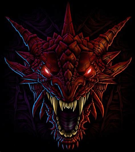 DRAGON HEAD by Adrian Balderrama | ArtWanted.com | Dragon head drawing ...