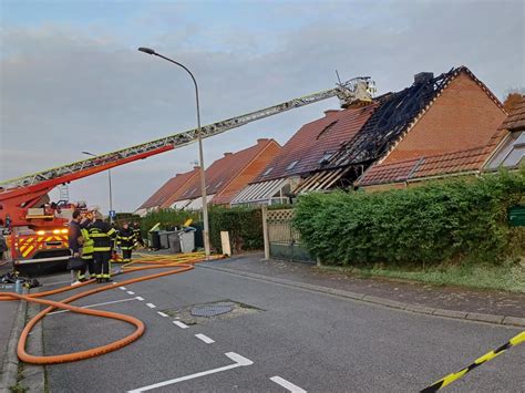 Nord : un spectaculaire incendie près de Douai ce mercredi