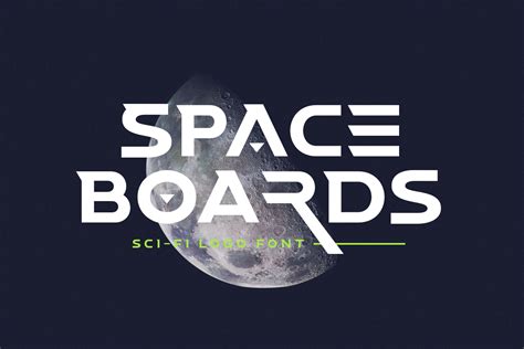 Space Boards – Sci-Fi Logo Font – Sarid Ezra