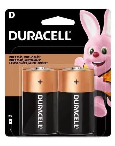 Pila Alcalina Duracell D Lr20 1 5v Pack 2 Unid Cuotas Sin Interés