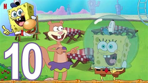 Spongebob Get Cooking Sandys Bbq Level 11 20 Gameplay Walkthrough