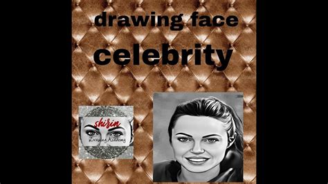 How To Draw Angelina Jolie S Face Drawing Angelina Jolie Drawing