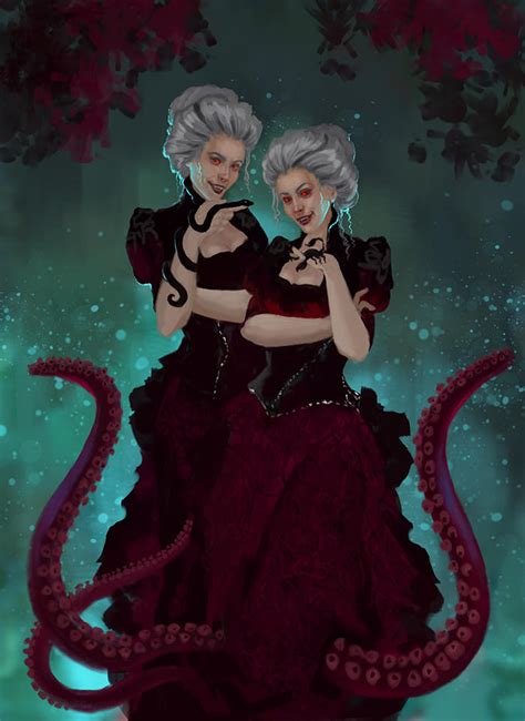 Twin Witches By Cyberaeon On Deviantart