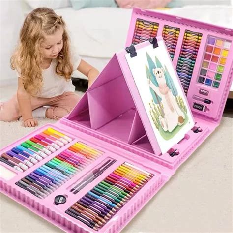 208 Piezas De Arte Kit De Arte De Dibujo Para Niños Adultos Cuotas Sin Interés