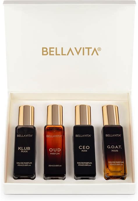 Bella Vita Luxury Man Perfume T Set 4x20 Ml For Men With Klub Man