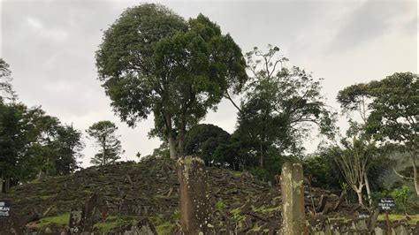 Walking In The Most Older Pyramid Years Ago Gunung Padang