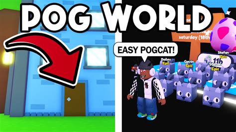 HOW TO GET TO POG WORLD And GET POGCAT EASY In Pet Simulator X