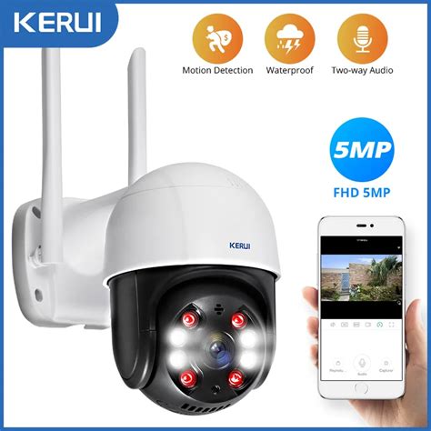 Купить Видеонаблюдение KERUI Outdoor Waterproof Wireless 4MP 5MP WiFi