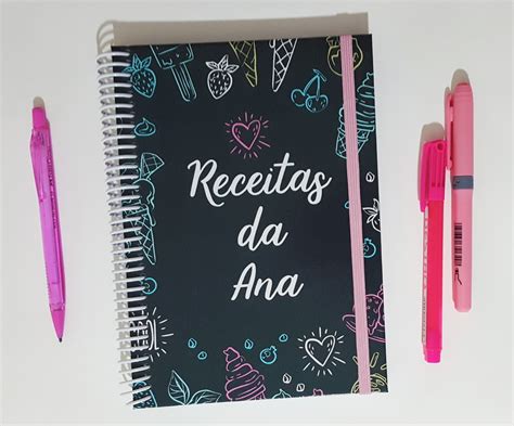 Caderno De Receitas Cozinhar Um Ato De Amor Elo