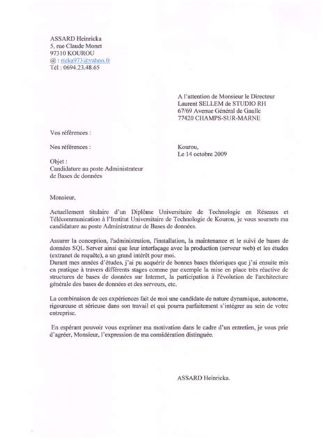 Lettre De Reclamation A Monsieur Le Directeur Financial Report