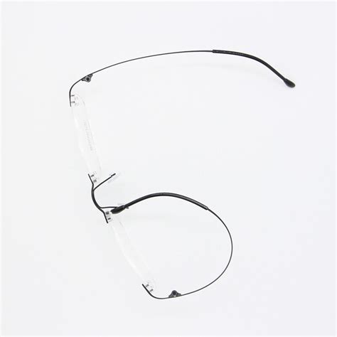 Bclear Beautiful Women Pure Titanium Rimless Ladies Frames Ultralight Cinily