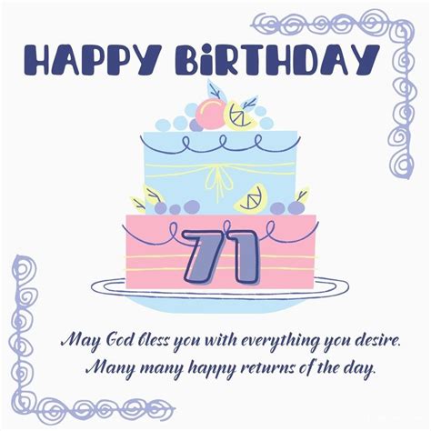 Happy 71st Birthday Cards and Funny Greeting Images