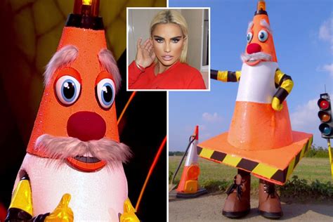 Masked Singer Fans Are Convinced Traffic Cone Is One Of Katie Prices