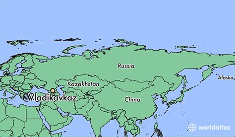 Where Is Vladikavkaz Russia Vladikavkaz North Ossetia Alania Map