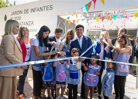 La Matanza Espinoza Y Kicillof Inauguraron Un Nuevo Jard N De Infantes