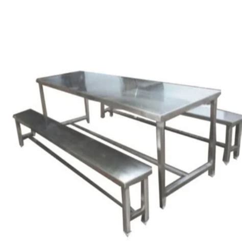 Silver Color Stainless Steel Canteen Table At Best Price In Indore G