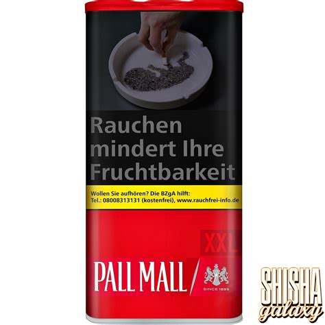 Pall Mall Red XXL Volumentabak Stopftabak Dose 85g Shisha