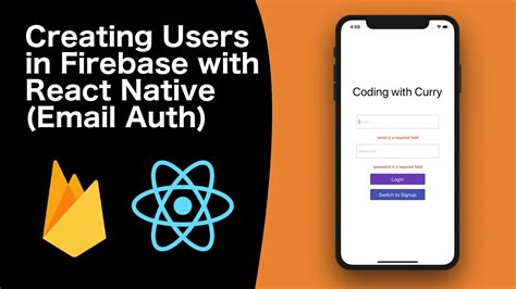 How To Use Firebase In React Native Part 2 Auth YouTube