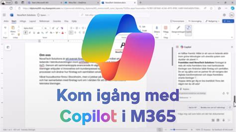 Kom Igång Med Copilot I M365