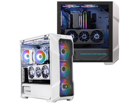 Cooler Master Td500 Mesh V2 White Gaming Airflow Atx Mid Tower Case Polygonal Mesh Panel