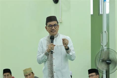 Safari Ramadhan Di Desa Bedengung Sekda Babel Ajak Masyarakat