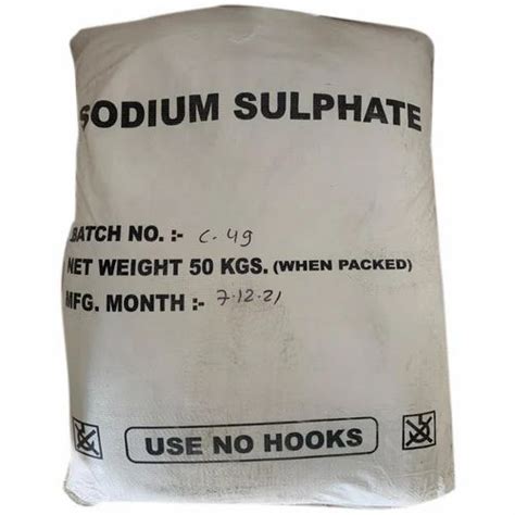 White Sodium Sulphate Powder PP Bag 50 G At Rs 6 Kg In Ahmedabad ID