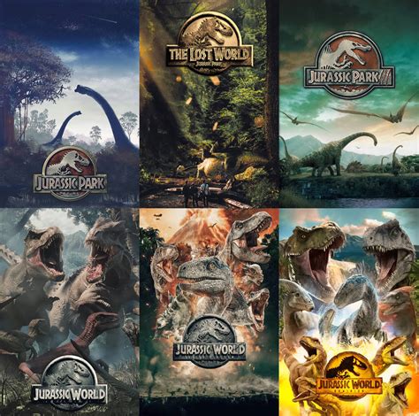 Jurassic Park Jurassic World Poster Collection By Playswithwolves On Deviantart