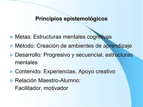 Modelo pedagógico constructivista PPT