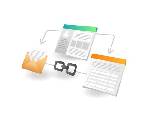 premium vector website link application layout