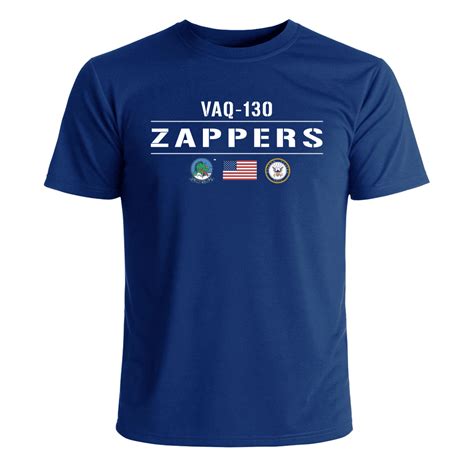 VAQ 130 Zappers US Navy Squadron T Shirt US Navy Squadron T Shirts