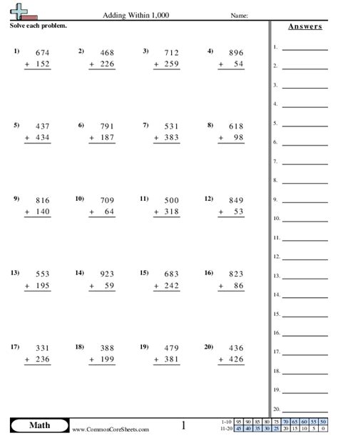 Adding Within 1000 Expanded Form Worksheet Teach Starter Worksheets Library