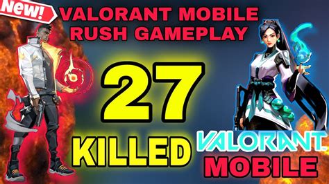 New Valorant Mobile Rush Gameplay New Project M Gameplay New