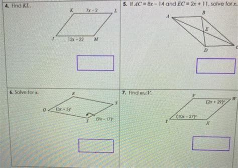 Solved Unit Seven Polygons And Quadrilaterals Homework Two Chegg