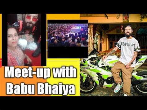 Ll Babu Bhaiya Came To Tripura For The First Time Ll Meetup With Babu