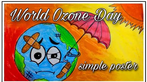 Ozone Day Drawing Ozone Day Poster Making World Ozone Day Drawing