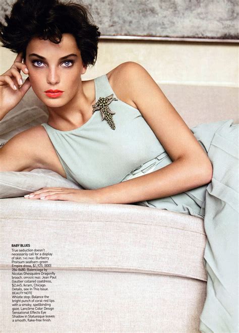 Daria Werbowy By Mario Testino For Vogue Us March Anne Of