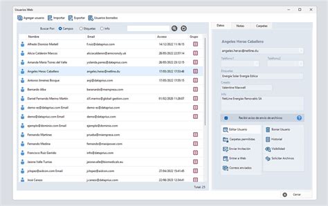 Capturas De Pantalla Software Archivos Cloud Dataprius