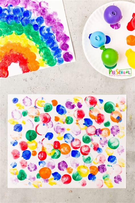 🎈 Balloon Painting Art Project For Toddlers And Preschoolers